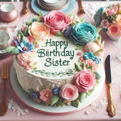 Happy Birthday wishes For Sister Happy Birthday Sister Cake